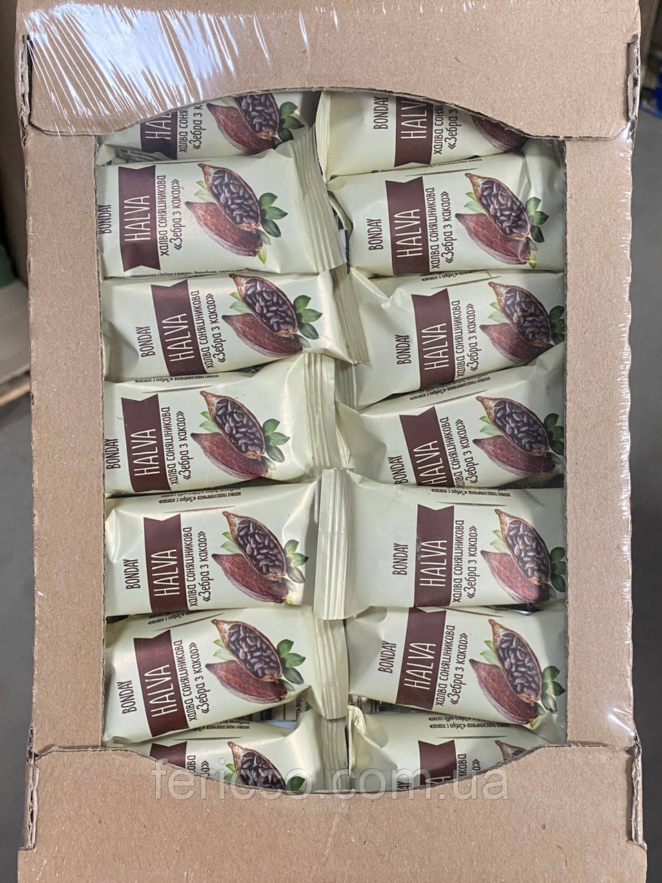 Халва "зебра з какао» ТМ Norsu 30г 1,5 кг