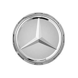 Ковпачок ступиці колеса Mercedes Hub Caps, дизайн AMG, сірий, артикул A00040009009790
