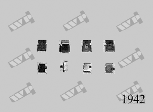 Ремкомплект передніх гальмівних колодок WP (Carrab) 1942 для Honda Civic (ED2, ED3, ED4) 88-, крос-код за Quick Brake 1086