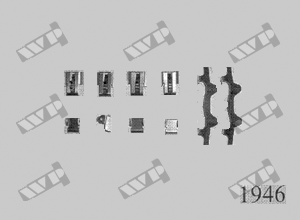 Ремкомплект задніх гальмівних колодок WP (Carrab) 1946 Toyota Celica ST162, крос-код за Quick Brake 1106