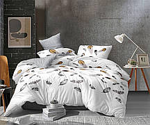 Двоспальний постільний комплект-Пір'я фазана