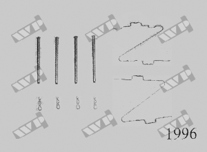 Ремкомплект передніх гальмівних колодок WP (Carrab) 1996 Peugeot 204, 304, Talbot Horizon, Rancho, крос-код за Quick Brake 998