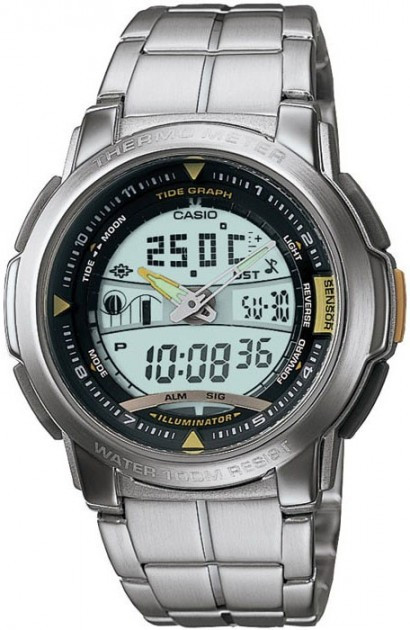 Годинник чоловічий Casio AQF-100WD-9BVES з термометром, фото 1