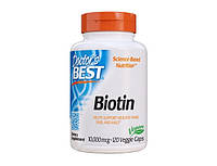 Биотин Doctor's BEST Biotin 10,000 мкг 120 капс