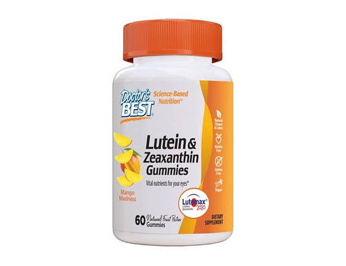 Лютеїн для очей Doctor's s BEST Lutein & Zeaxanthin Gummies 60 жеват мармеладкі, фото 2