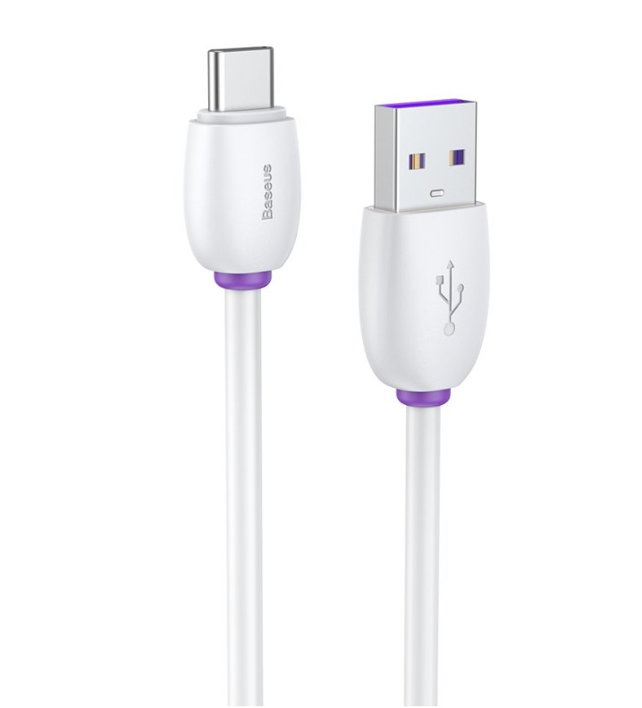 Кабель Baseus USB Cable to USB-C Ring 1m White (CATZS-A02)