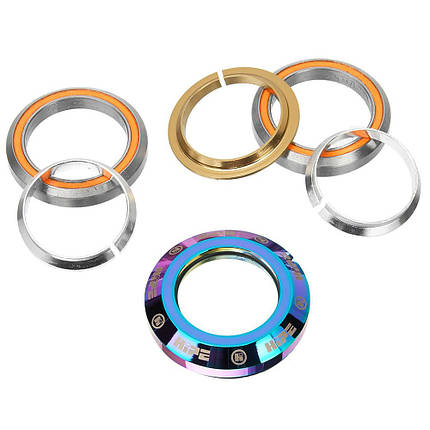 Ремкомплект кермової системи трюкового самокату HIPE Headset HSHIPE 01 Integrated Neo chrome, фото 3
