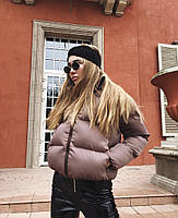 Жіноча стильна куртка синтепон 200 мод.501, фото 3