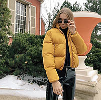 Жіноча стильна куртка синтепон 200 мод.501, фото 9