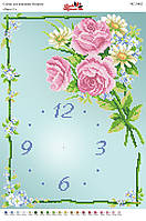 Схема для вишивки бісером Годинник НС 3002