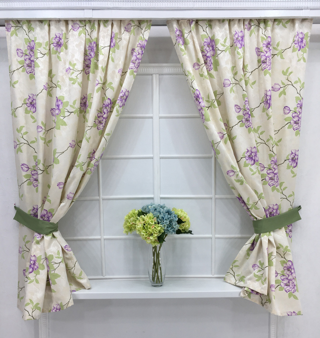 Кухонний набір штор "Вієна", Бузок