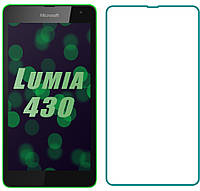 Защитное стекло Microsoft Lumia 430 (Прозрачное 2.5 D 9H) (Люмия 430)