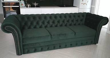 Диван Честер 3ка Люкс (розкладний дельфін) 267х90х82