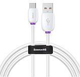 Кабель Baseus USB Cable to USB-C Ring 1m White (CATZS-A02), фото 2