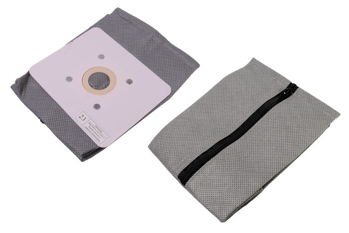 Пылесборник(мешок) для пылесоса серый универсальный многоразовый (молния) 145*120 mm под d=40 mm - фото 1 - id-p662440623
