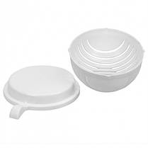 Салатниця овочерізка чаша для нарізування овочів і салатів Salad Cutter Bowl 3в1 149959, фото 4