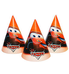 Ковпачки паперові "Cars" (5шт.), Польща, висота - 15 см
