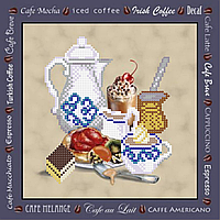 Сніданок з кавою Схема вишивки бісером