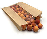 Паперові пакети з вікном 220*80*360 мм Саше з прозорою вставкою, фото 3