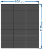 Електронне табло обміну одноколірне — 6 валют 960х1120 мм зелене, фото 2