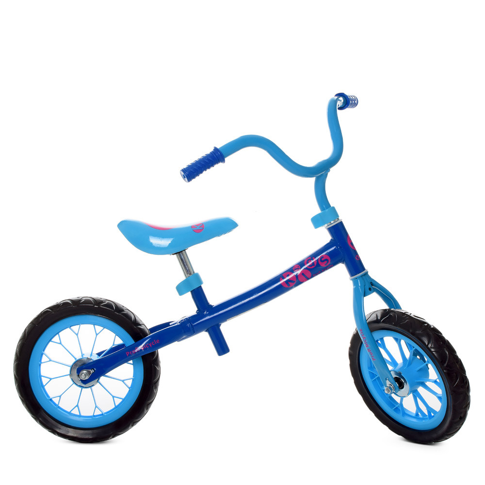 Беговел велобег детский PROFI KIDS M 3255-2 колеса 12 дюймов голубой** - фото 1 - id-p1222280350