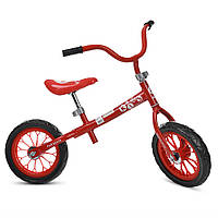 Беговел велобег детский PROFI KIDS M 3255-3 колеса 12 дюймов красный**