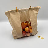 Паперові пакети з вікном 220*80*360 мм Саше з прозорою вставкою, фото 9