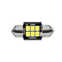 Лед лампы салона Festoon C5W 6SMD 3030 31mm Canbus (Белый)