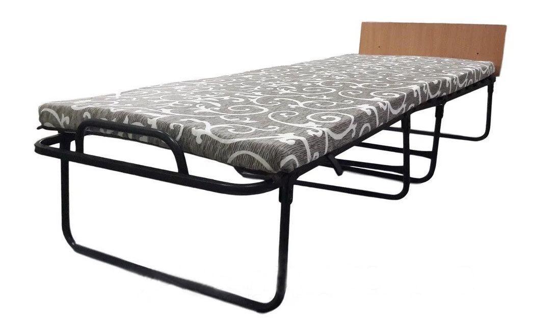 Посилена розкладачка ліжко на ламелях з матрацом "Венеція Посилена" | Розкладне ліжко, фото 1