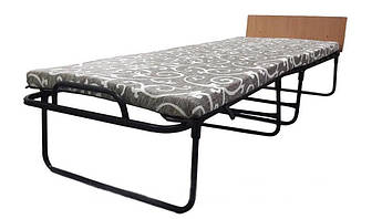 Розкладушка ліжко ортопедичне на ламелях з матрацом і бильцем "Венеція" | Розкладне ліжко