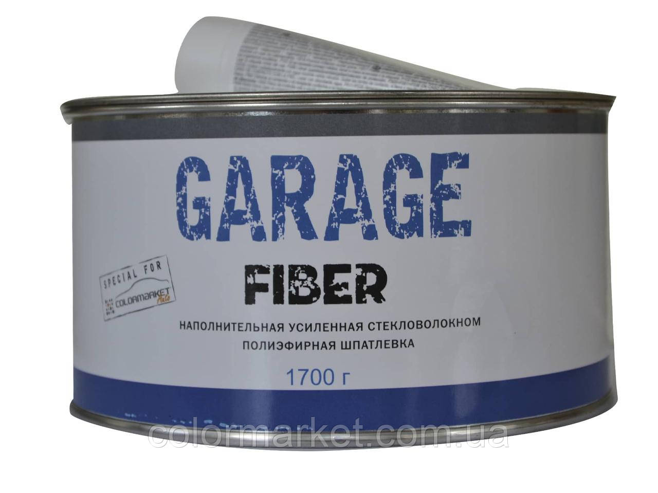 Шпатлевка полиэфирная, армированная стекловолокном Garage Fiber (1.7кг) - фото 1 - id-p1222380342