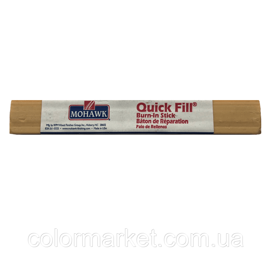 Твердый воск M320-0007 QUICK FILL BURN-IN STICK LIGHT GOLDEN OAK, MOHAWK - фото 1 - id-p1222380532