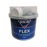 Шпатлевка по пластику Flex (750 г) с отвердителем, SOLID