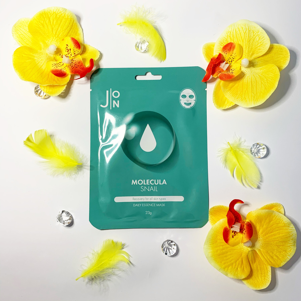 Тканинна маска для обличчя РАЛИЧНИЙ МУЦИН J:ON Molecula Snail Daily Essence Mask,