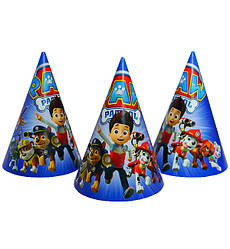 Ковпачки паперові "Paw Patrol" (5шт.), Польща, висота - 15 см