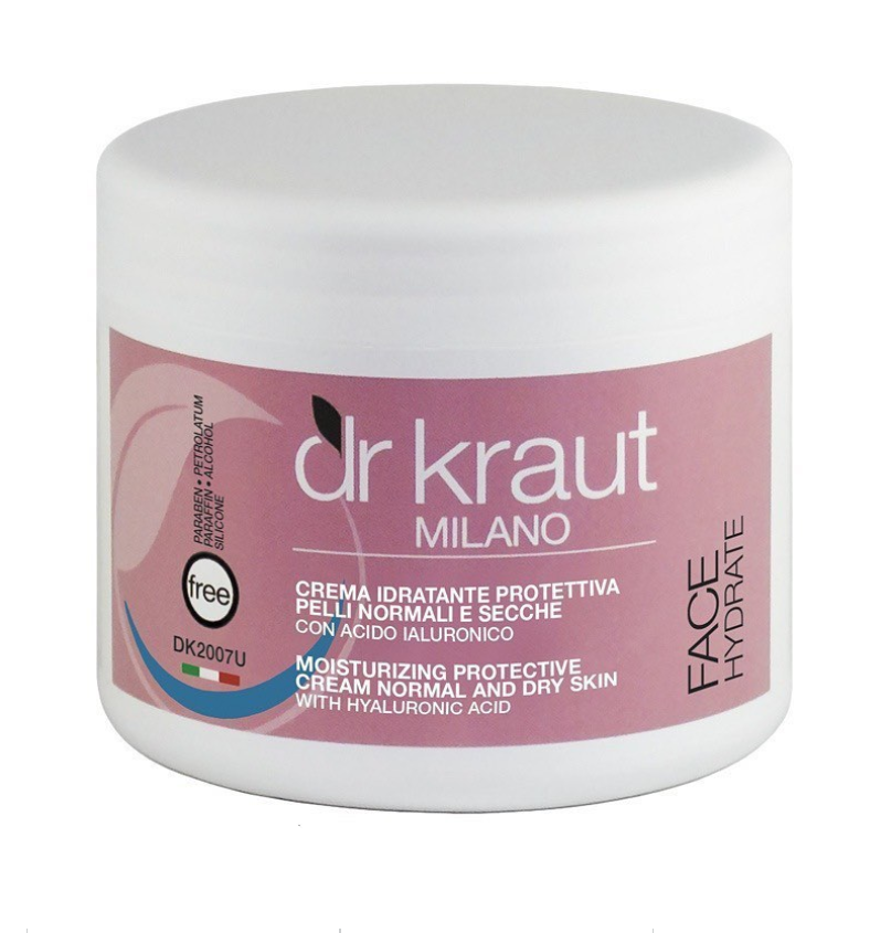 Dr.Kraut Moisturizing Protective Cream - Увлажняющий защитный крем для сухой с гиалуроновой кислотой, 500 мл - фото 1 - id-p288937701