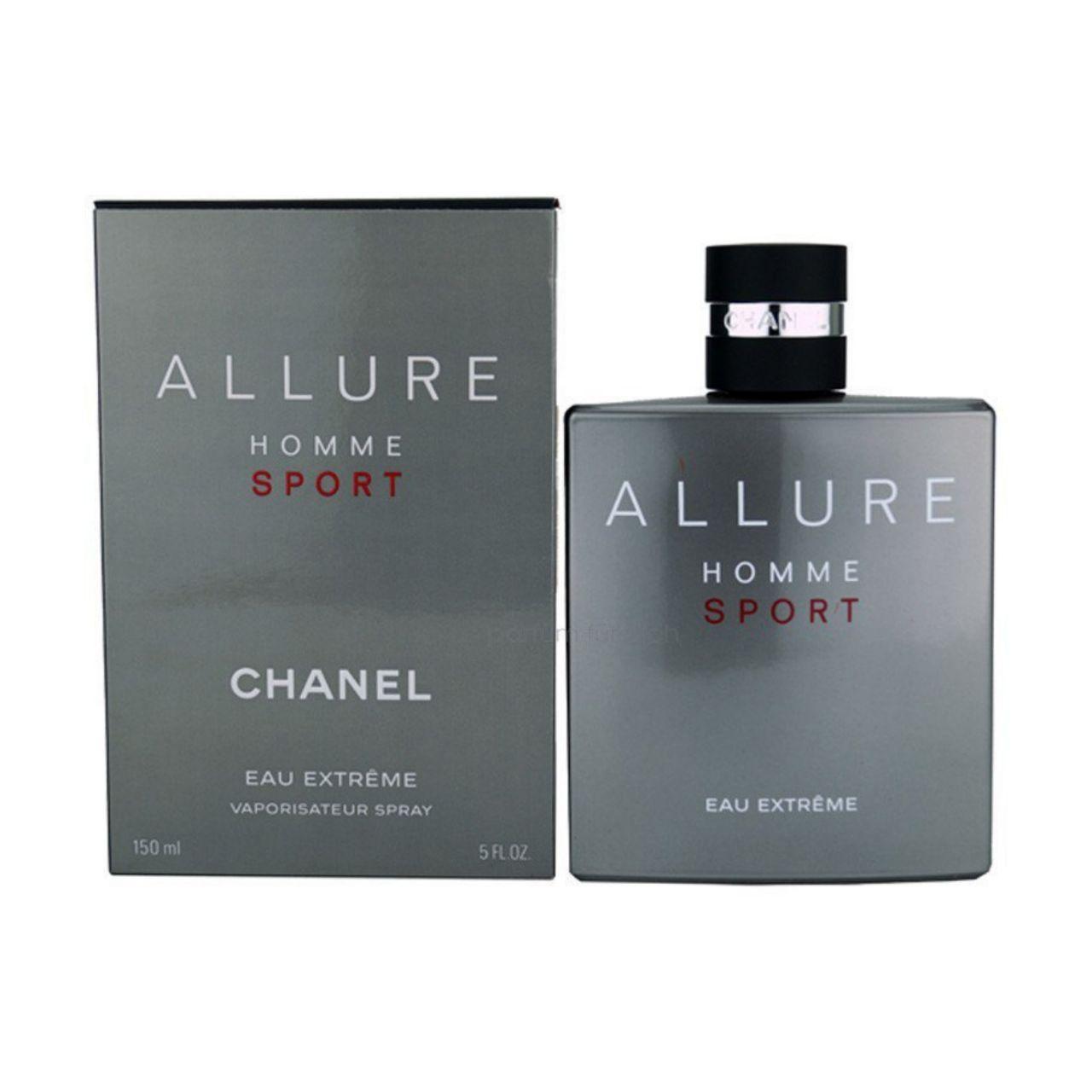 Оригінальна чоловіча туалетна вода Chanel Allure Homme Sport Eau Extreme 150ml, деревно-пряний аромат, фото 1