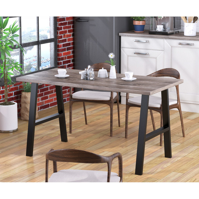 Стол обеденный Атлант Loft-Design_дсп дуб-палена