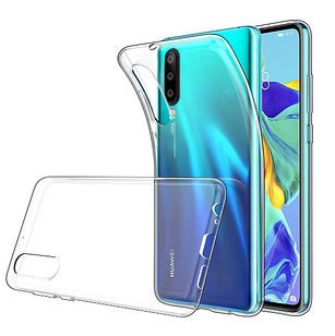 Чохол силіконовий для Huawei P30 ультратонкий прозорий (хуавей п30)