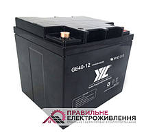 Гелева акумуляторна батарея JYC GE40-12