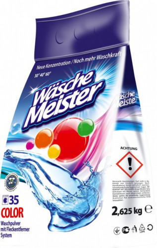 Пральний порошок для кольорових речей Wasche Meister color 2.625 кг