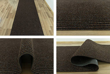 Голкопробивний килимолін на гумовій основі SHEFFIELD коричневий 80