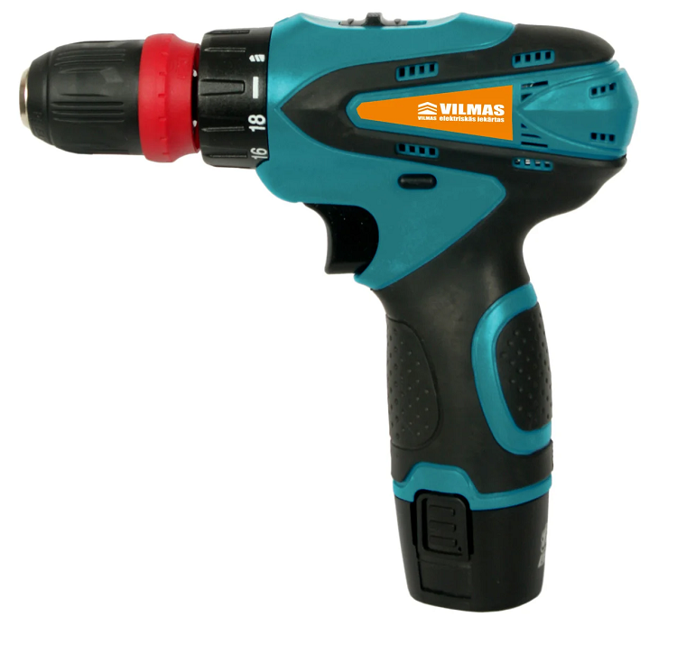 Акумуляторний шурупокрут Vilmas 1500-CDC-12/2 Li (знімний патрон), фото 1