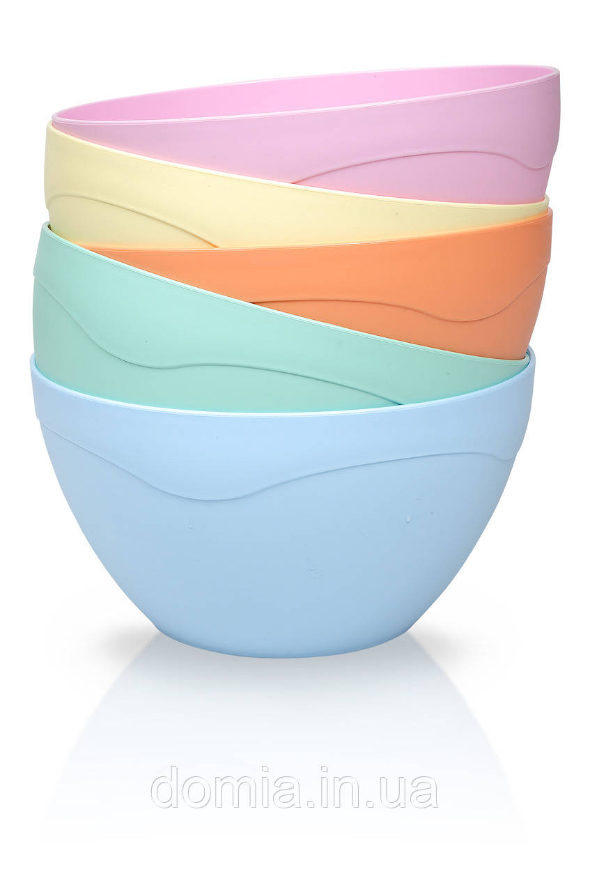 Миска округлая (17,6 X 9,2 CM) UCSAN plastik 1,3 Л. M-845