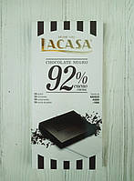 Шоколад черный Lacasa 92% cacao 100г (Испания)