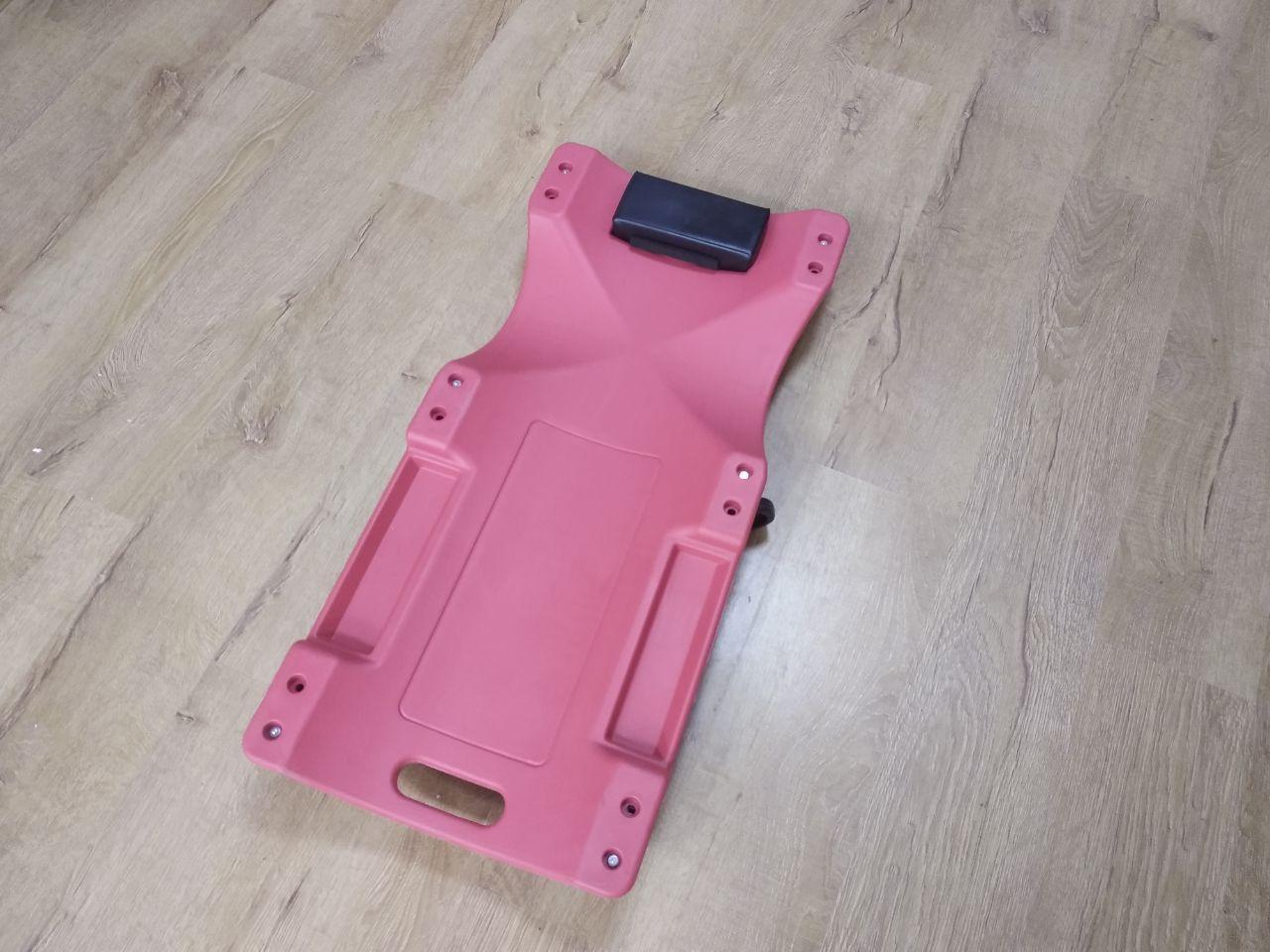 Лежак для ремонту авто підкатний : 40" | низькопрофільний з виїмками під інструмент., фото 1