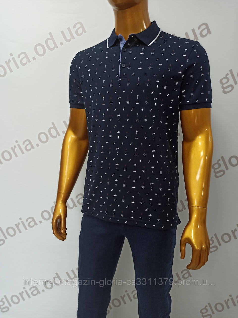 Чоловіча футболка поло Tony Montana. PSL-2405s (tmp241-8). Розміри: M,L,XL,XXL.