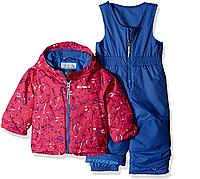 Зимовий комбінезон для дівчинки 3 T Columbia (Коламбія) Girls Frosty Slope Pink Ice Splatter