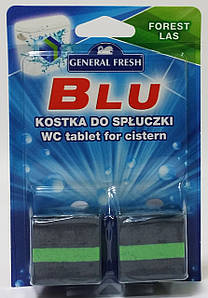 Таблетка в бачок "General Fresh" BLUE*2 50г*2 Ліс (шт.)