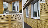 Сайдинг Ю-пласт вініловий Тимберблок КЕДР Янтарний панель 3х0,23. Timberblock серія під дерево кедр., фото 7
